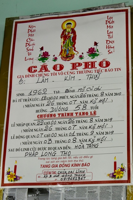 Praying for rebirth and releasing creatures in Ba Lua port, Cu Chi